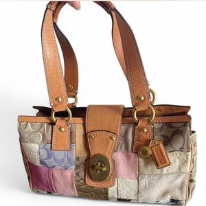 Coach Patchwork Leather legacy Tote Bag